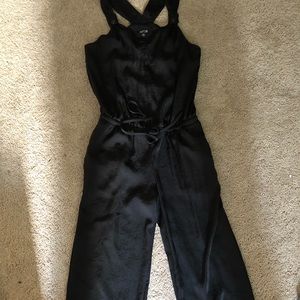 black jumpsuit/romper